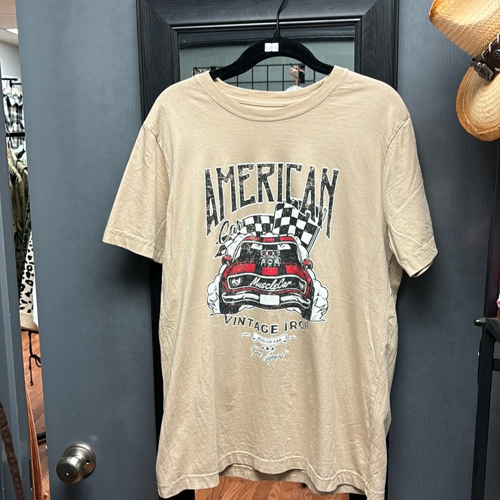 American car vintage tshirt